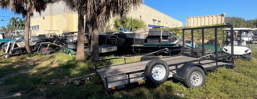 RV parked discreetly